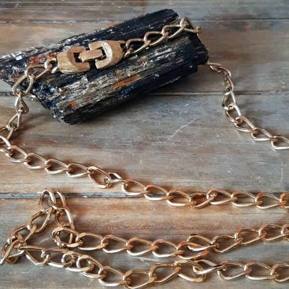 Sundance Heavy Gold Link Chain Necklace 30" - Picture 3 of 8